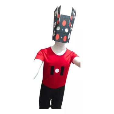 Imagem de Fantasia Infantil Rádio Titã Skibidi Toilet Alta Qualidade - HJK, 4