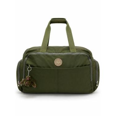 Imagem de Bolsa Viagem Grande Inspiração Kipling Academia Mala Com Alça, Verde