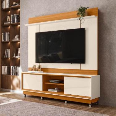 Imagem de Painel TV até 75 Sala Home Theater 183cm Pés Rodízio Aspen M20 - D Ros