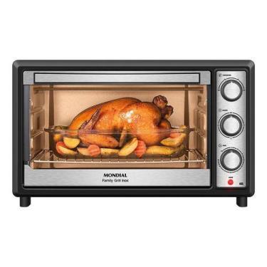 Imagem de Forno Elétrico 48L Mondial FRN-48-BI 127V, 110V