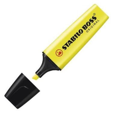 Imagem de Pincel marca texto Boss - Amarelo - 70/24 - Stabilo