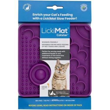 Imagem de LickiMat Catster Tapete de Lamber Alimentador Lento Anti Estresse para