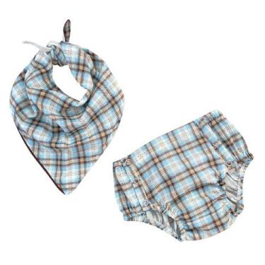 Imagem de Kit Cueca Infantil Com Babador Estampado - PEQUENO ANJO, 021, 178, P