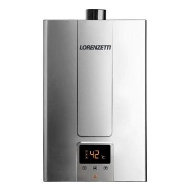 Imagem de Aquecedor Lorenzetti Digital 15 Litros 1600DE Inox à gás GN Gás encana