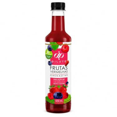 Imagem de DILUTE, Xarope Premium Frutas Vermelhas Zero Açúcar 500ml