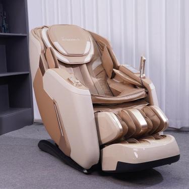 Imagem de Poltrona de Massagem 3D Stark Reclinável Couro Sintético Bivolt Bege Gran Belo