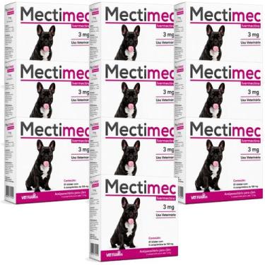 Imagem de Kit 10 Mectimec 3mg 4 Comprimidos - Vet Farmos