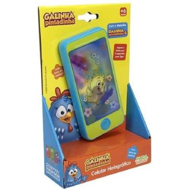 Imagem de Iphone da Galinha Pintadinha Holográfico com som Yes Toys