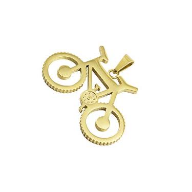 Imagem de Pingente Bike de Aço Inox Folheado