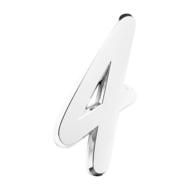 Imagem de Número Residencial Para Casa 4 Espelhado 3D 22cm