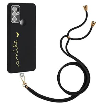 Imagem de Capa de telefone compatível com Motorola Moto G60S ultrafina, de silicone macio, antiarranhões, película, capa de telefone bronze, compatível com Motorola Moto G 60 S (preto, Moto G60S)