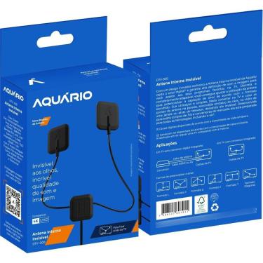 Imagem de Antena Interna Tv Digital Invísivel Aquário - Dtv300