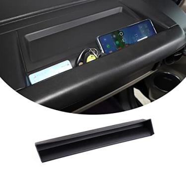 Imagem de PIUGILH Bandeja de armazenamento H*2, caixa de armazenamento de mudança de marchas organizador lateral do passageiro, bandeja de console central bolsos laterais compartimentos para Hummer H2 2003-2007 acessórios interiores, 1 peça