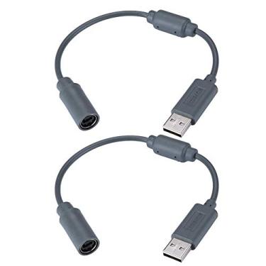 Imagem de Cabo de breakaway USB com 2 peças para Microsoft Xbox 360