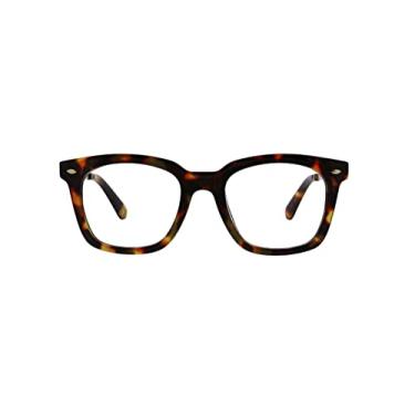 Imagem de Peepers by PeeperSpecs Óculos de leitura femininos com bloqueio de luz azul grande Limelight, Tartaruga, 50