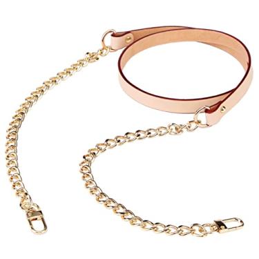 Imagem de Teuopioe 19 cm/46,8 polegadas Alça de bolsa de couro Alça de ombro com ganchos giratórios de metal para bolsa de ombro e tiracolo(Primary)