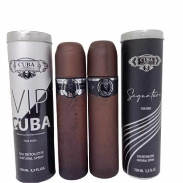 Imagem de Perfume Cuba Vip Masculino Importado + Cuba Signature Importado 100 Ml
