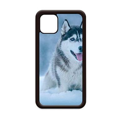 Imagem de Capa para celular Apple Mobile com imagem Husky para iPhone 11 Pro Max