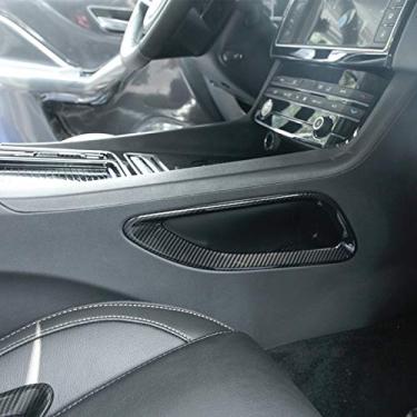 Imagem de Para Jaguar F Pace F Pace F Pace X761 2016-2018, moldura de decoração de painel de engrenagem lateral acessório de carro