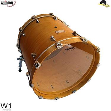 Imagem de Pele para bumbo - Williams W1 monofilme Clear 20"