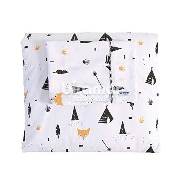 Imagem de Biramar Baby Colchonete Para Carrinho De Bebê Com Fronha Fox Preto