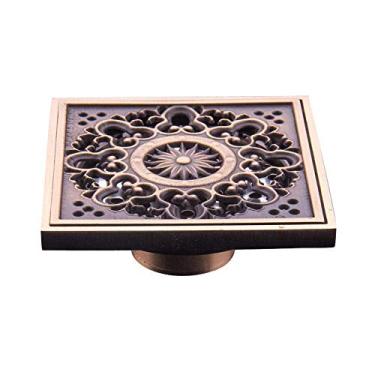 Imagem de Ralo do chuveiro Ralo de resíduos Filtro de cobre desodorante espesso Ralo de piso Villa Casa de banho WC Esgoto Ralo de piso