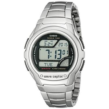 Imagem de Casio Relógio esportivo atômico WV58DA-1AV "Waveceptor", Prata, WV58DA-1AV