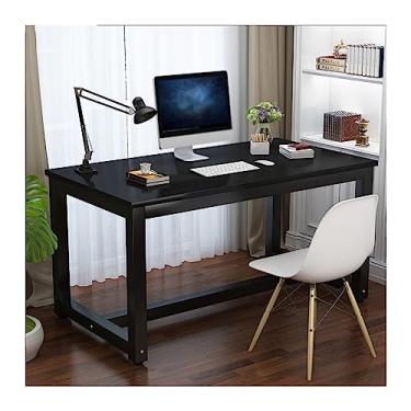 Imagem de Mesa de computador de aço reforçado PC extensão de mesa dupla simples moderna economia doméstica jogos mesa de quarto mesa de escritório mesa de PC (cor: 02, tamanho: 120 * 50 * 74 cm)