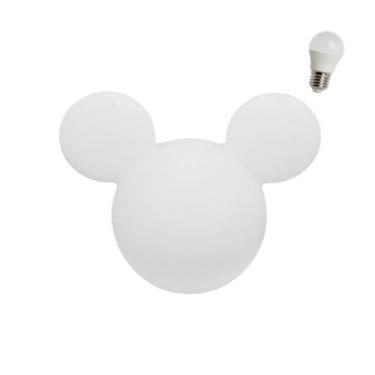 Imagem de Luminária Infantil Mickey Mouse Clean Disney Com Lâmpada Led Abajur De