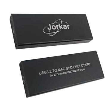Imagem de Jorkar Gabinete SSD portátil para MacBook Air/Pro 2013-2017 para unidades de estado sólido de 12+16 pinos compatíveis com A1466 A1465 A1398 A1502 (20 Gbps) USB 3.2 Tipo C para Mac SSD Gabinete Externo