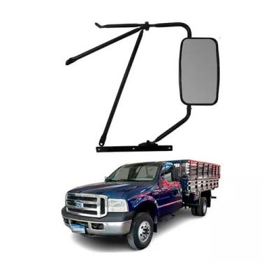 Imagem de ESPELHO RETROVISOR COMPLETO PLANO CAPA INJETADA MANUAL ESQ F4000 EM 2000 EM DIANTE