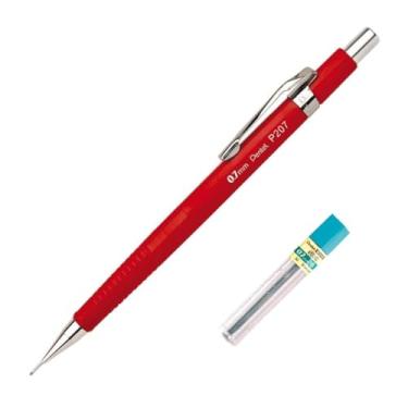 Imagem de Lapiseira Pentel Sharp P200 0.7Mm Vermelho Vivo + Grafites, Pentel, Sm/P207-Frm, Vermelho Vivo