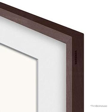 Imagem de Moldura para Smart TV 75" The Frame 2021 cor marrom