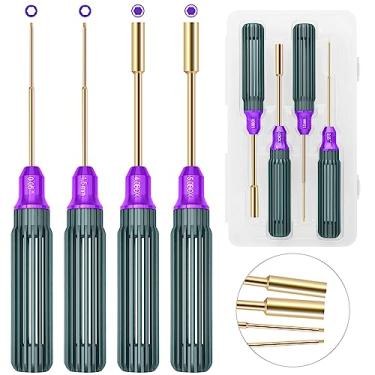 Imagem de OGRC Conjunto de chaves de fenda sextavadas 0,06 cm 1,5 mm chave sextavada 4 mm 5 mm RC hexágono chave de fenda Allen kit de ferramentas RC para SCX24/TRX4M 1/18 1/24 RC modelo RC helicóptero drone barco carro