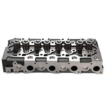 Imagem de Eoiou Cabeça de cilindro completa para Kubota V1702 IDI Injeção Indireta Bobcat 442 645 733 743 1600 Minicarregadeira Kubota L3350 L3250DT L3255F L355 L2850F Trator