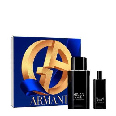 Imagem de Kit Giorgio Armani Code Perfume Masculino Eau De Toilette 75ml + Eau D