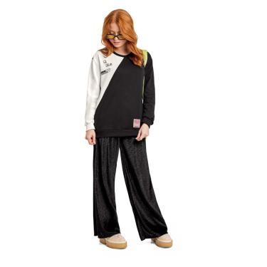 Imagem de Blusão Feminino Juvenil em Moletom Gloss-Feminino