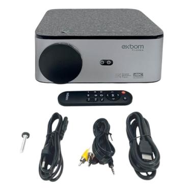 Imagem de Projetor Imagem Espelhamento Sem Fio Android Ios Conexões Wi-Fi Bluetooth 5.0 Hdmi Usb Focagem Resolução Full Hd 1080p (cinza)