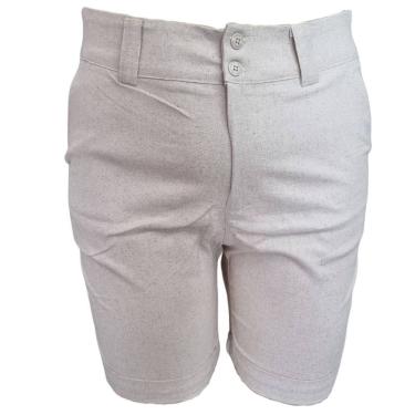 Imagem de Bermuda Feminina Linho Longa Do G ao G3 Plus Size