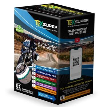 Imagem de Selante Anti Furo Tex Gel Preventivo Contra Furos De Pneus para Motos 