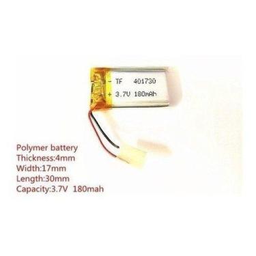 Imagem de Bateria 180 Mah 3,7v Pequena Mp3 Mp4 Caneta Relógio - bgb