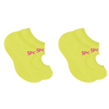 Imagem de Kit Com 2 Pares De Meias Sapatilha Antiderrapante Yoga Pilates Selene,