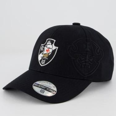 Imagem de Boné Vasco da Gama 6 Gomos Preto - Supercap, Único