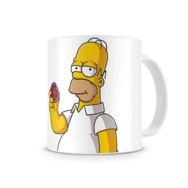 Imagem de Caneca Homer Simpson Donuts - Malucos Por Caneca