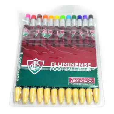Imagem de Jogo Com 12 Lapiseiras De Cor - Fluminense - Mileno