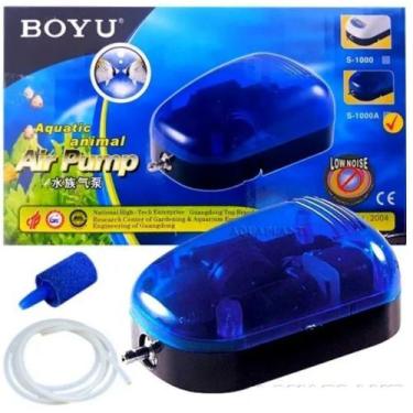 Imagem de Compressor De Ar Oxigenador Boyu S-1000a Para Aquários - 220V