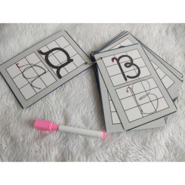 Imagem de Jogo educativo fichas cursivas letra de mão - T&D JOGOS EDUCATIVOS