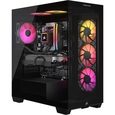 Imagem de Corsair Vengeance a7500 PC para jogos – CPU AMD Ryzen 7 9700X resfriada a líquido – NVIDIA GeForce RTX 4070 Ti Super GPU – Memória 32GB Vengeance RGB DDR5 – SSD M.2 de 1TB – Preto