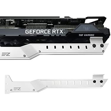 Imagem de EZDIY-FAB Suporte para placa de vídeo GPU suporte para placa de vídeo GPU, suporte para placa de vídeo, suporte para sag de placa de vídeo, suporte para coldre AMD6700/Nvidia 3090- 309EZ-Branco