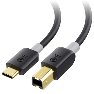 Imagem de Cable Matters Cabo USB B para USB C - 1 m, cabo USBC para USBB, cabo MIDI para USBC, compatível com impressora, scanner, controlador MIDI/teclado/DAC/piano digital Yamaha Casio para iPad, preto